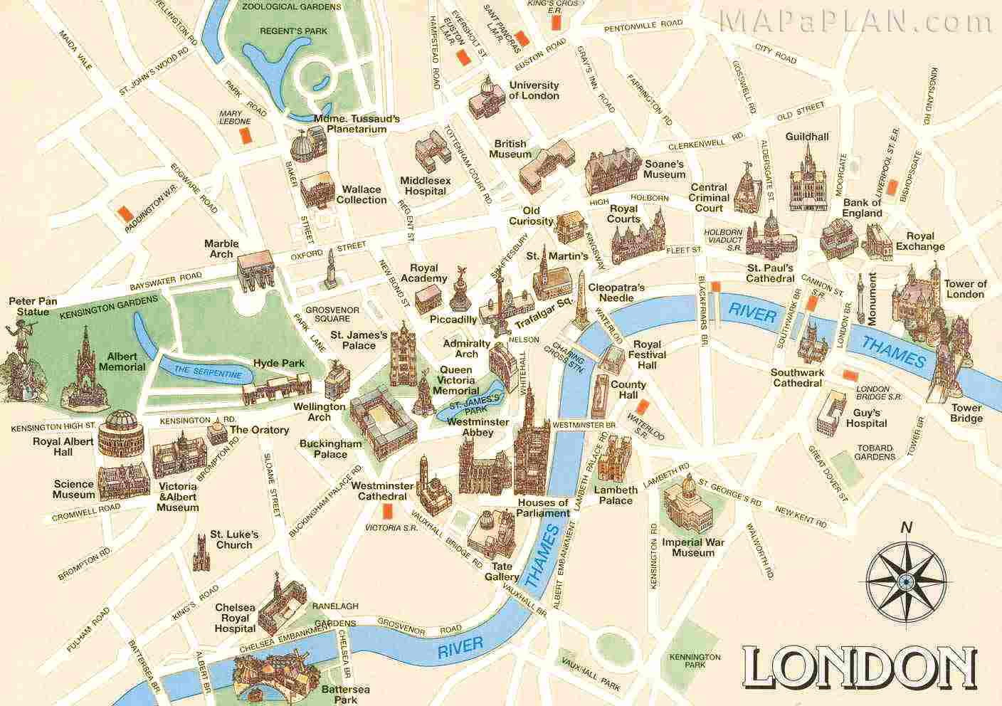 London Map, Host Family Stay