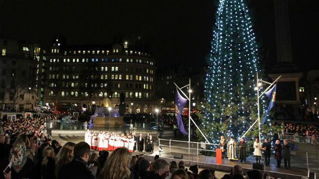 Trafalgar Square- London, Host Family Stay